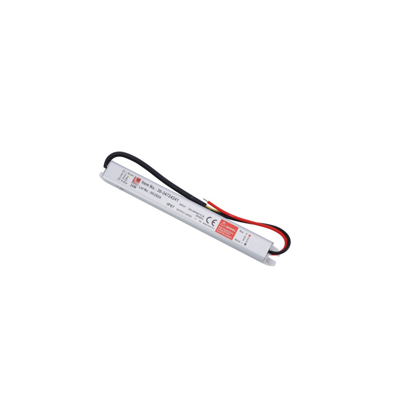 ΤΡΟΦΟΔΟΤΙΚΟ ΣΤΕΝΟ ΓΙΑ ΤΑΙΝΙΕΣ LED 230V/24VDC 24W IP67