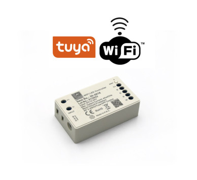 ΜΗΧΑΝΙΣΜΟΣ CONTROLLER TUYA SMART WiFi RGB/RGB+W 12/24VDC 16A