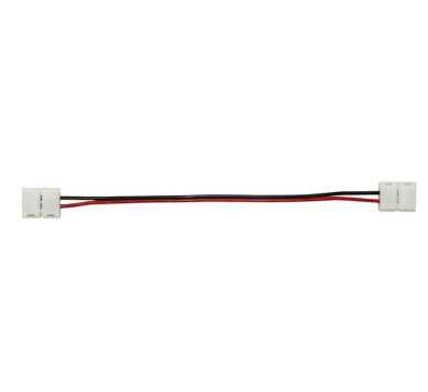 ΜΟΥΦΑ ΜΕ ΚΑΛΩΔΙΟ ΓΙΑ ΤΑΙΝΙA LED SMD ΜΟΝΟΧΡΩΜΗ 8mm