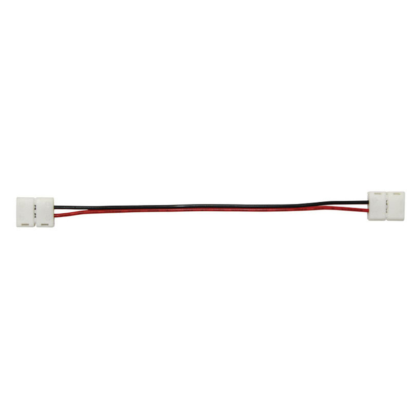 ΜΟΥΦΑ ΜΕ ΚΑΛΩΔΙΟ ΓΙΑ ΤΑΙΝΙA LED SMD ΜΟΝΟΧΡΩΜΗ 8mm