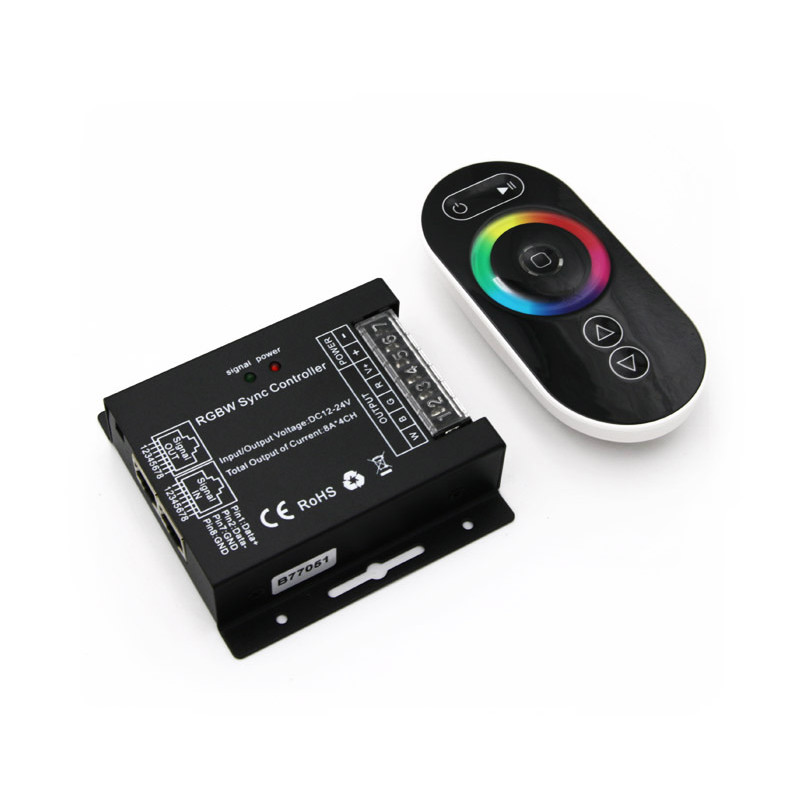 ΜΗΧΑΝΙΣΜΟΣ ΜΕ ΤΗΛΕ/ΡΙΟ+CONTR RGB+W 4*8A 12VDC/384W 24VDC/768W