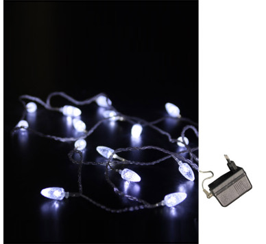ΚΟΥΚΟΥΝΑΡΙ ΔΙΑΦΑΝΟ 100LED ΛΕΥΚΑ 24V ΜΕ ΔΙΑΦΑΝΟ ΚΑΛΩΔΙΟ