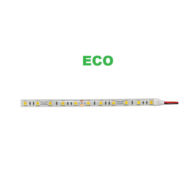 ΤΑΙΝΙΑ LED 5m 12VDC 7.2W/m 5050 30LED/m ΚΟΚΚΙΝΟ IP54 ECO
