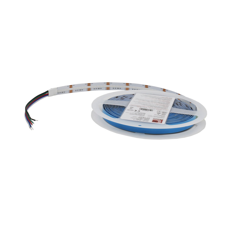 ΤΑΙΝΙΑ COB LED 5m 12VDC 11W/m 816LED/m RBG+ΛΕΥΚΟ IP20