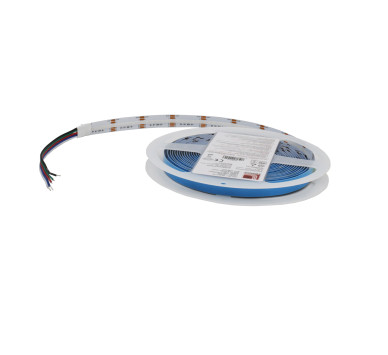ΤΑΙΝΙΑ COB LED 5m 12VDC 11W/m 816LED/m RBG+ΛΕΥΚΟ IP54