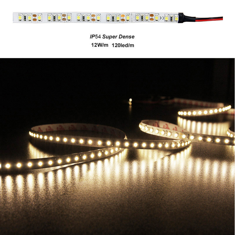 ΤΑΙΝΙΑ LED 5m 12VDC 14,4W/m 2835 120LED/m ΘΕΡΜΟ 3000K IP54