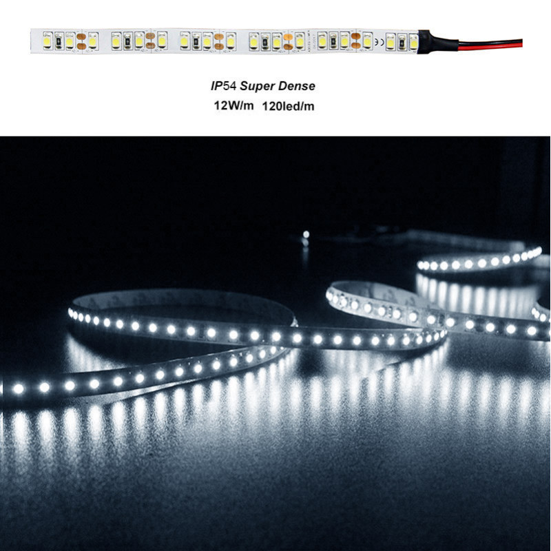 ΤΑΙΝΙΑ LED 5m 12VDC 14,4W/m 2835 120LED/m ΨΥΧΡΟ 6500K IP54