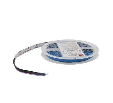 ΤΑΙΝΙΑ COB LED 5m 24VDC 11W/m 784 LED/m RGB+ΛΕΥΚΟ IP20