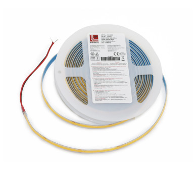ΤΑΙΝΙΑ COB LED 5m 24VDC 14W/m 480LED/m 3000K ΘΕΡΜΟ IP54