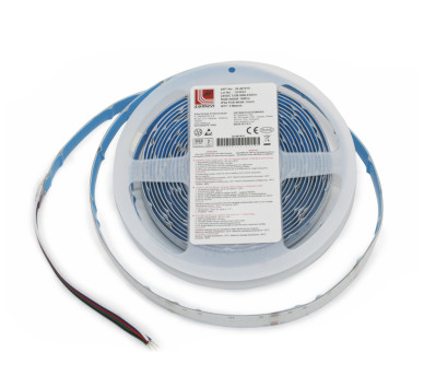 ΤΑΙΝΙΑ COB LED 5m 24VDC 16W/m 896 LED/m RGB+ΛΕΥΚΟ IP54