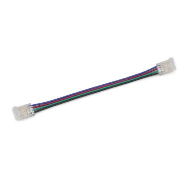ΜΟΥΦΑ ΜΕ ΚΑΛΩΔΙΟ ΓΙΑ ΤΑΙΝΙA LED COB RGB 10mm