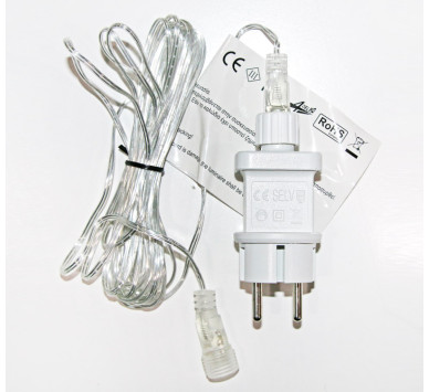 ΤΡΟΦΟΔΟΤΙΚΟ 7.2W ΛΕΥΚΟ 8 ΠΡΟΓΡΑΜΜΑΤΑ ΓΙΑ ΜΙΝΙ LED RGB