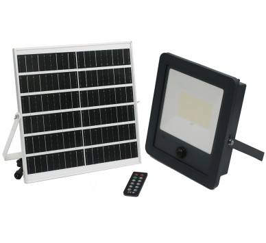 ΗΛΙΑΚΟΣ ΠΡΟΒΟΛΕΑΣ LED ME ΑΝΙΧΝ.ΚΙΝΗΣΗΣ 300W 3000lm 4000K ΓΡΑΦΙΤΗΣ