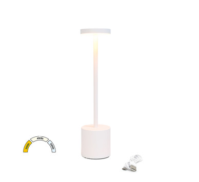 LED ΠΟΡΤΑΤΙΦ ΕΠΑΝΑΦΟΡΤΙΖΟΜΕΝΟ 3W CCT DIMMABLE ΛΕΥΚΟ
