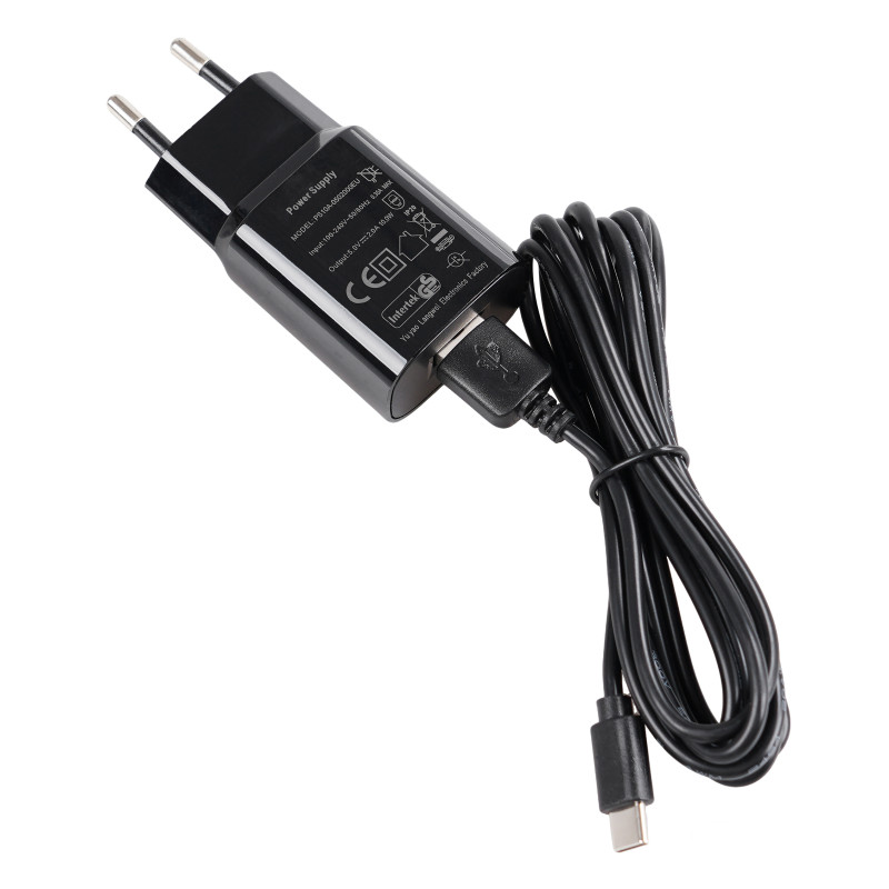 ΦΟΡΤΙΣΤΗΣ ME TYPE C ΕΙΣΟΔΟΣ 200-240VAC ΕΞΟΔΟΣ 5VDC 2A