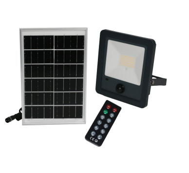 ΗΛΙΑΚΟΣ ΠΡΟΒΟΛΕΑΣ LED ME ΑΝΙΧΝ.ΚΙΝΗΣΗΣ 50W 500lm 4000K ΓΡΑΦΙΤΗΣ