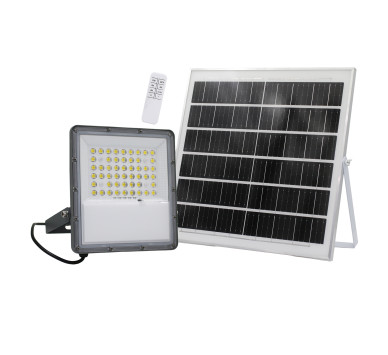 ΗΛΙΑΚΟΣ ΠΡΟΒΟΛΕΑΣ LED ME ΑΝΙΧΝΕΥΤΗ ΚΙΝΗΣΗΣ 100W 1200lm 4000Κ ΓΚΡΙ