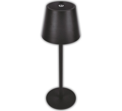 LED ΠΟΡΤΑΤΙΦ PC ΕΠΑΝΑΦΟΡΤΙΖΟΜΕΝΟ CCT 3W USB 5VDC ΜΑΥΡΟ