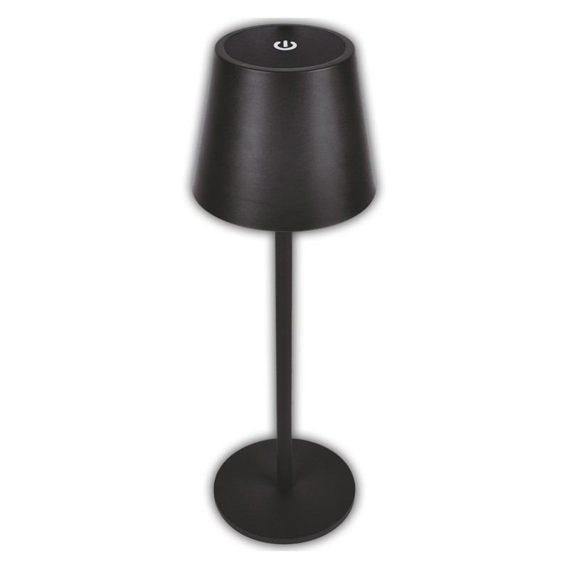 LED ΠΟΡΤΑΤΙΦ PC ΕΠΑΝΑΦΟΡΤΙΖΟΜΕΝΟ CCT 3W USB 5VDC ΜΑΥΡΟ