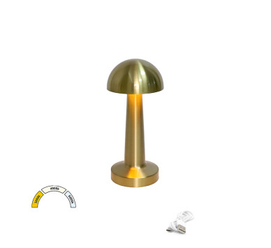 LED ΠΟΡΤΑΤΙΦ CCT ΕΠΑΝΑΦΟΡΤΙΖΟΜΕΝΟ 3W ΜΙΝΙ DIMMABLE ΜΑΝΙΤΑΡΙ ΧΡΥΣΟ