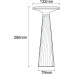 LED ΠΟΡΤΑΤΙΦ PC ΕΠΑΝΑΦΟΡΤΙΖΟΜΕΝΟ 2,5W 5VDC 3000K ΜΑΝΙΤΑΡΙ ΛΕΥΚΟ