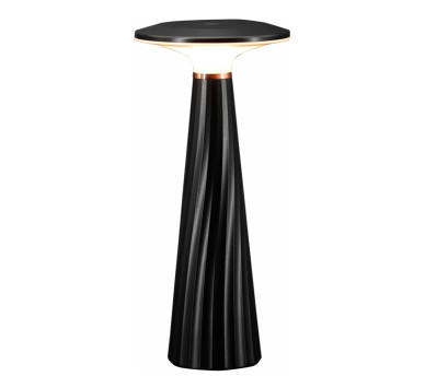 LED ΠΟΡΤΑΤΙΦ PC ΕΠΑΝΑΦΟΡΤΙΖΟΜΕΝΟ 2,5W 5VDC 3000K ΜΑΝΙΤΑΡΙ ΜΑΥΡΟ