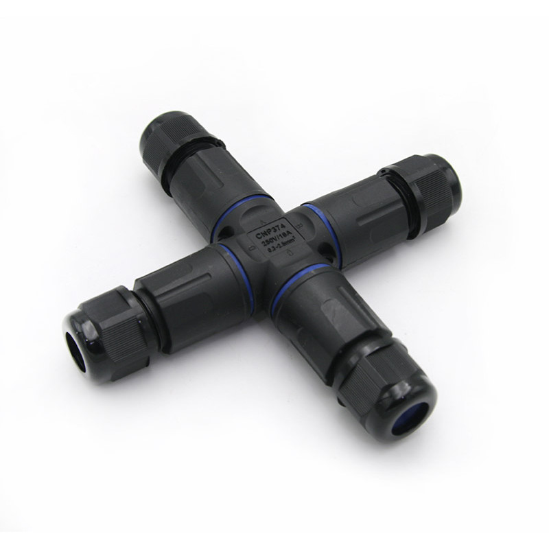 ΔΙΑΚΛΑΔΩΤΗΡΑΣ ΚΑΛΩΔΙΩΝ ΣΤΕΓΑΝΟΣ ΣΤΑΥΡΟΣ 16Α 4P 0.3-2.5mm² IP68