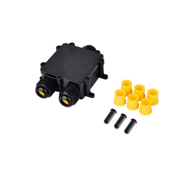 ΚΟΥΤΙ ΔΙΑΚΛΑΔ. 80*80*35mm 3ΕΞΟΔΩΝ ΓΙΑ ΚΑΛΩΔΙΑ 0.5-4mm IP68