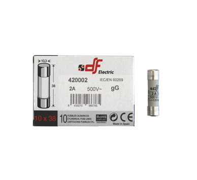 ΦΥΣΙΓΓΙΑ ΚΥΛΙΝΔΡΙΚΑ 10x38mm 2Α Gg DF