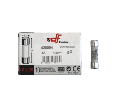 ΦΥΣΙΓΓΙΑ ΚΥΛΙΝΔΡΙΚΑ 10x38mm 4Α Gg DF