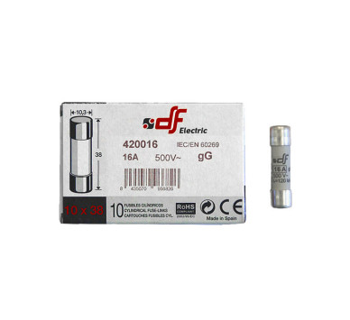 ΦΥΣΙΓΓΙΑ ΚΥΛΙΝΔΡΙΚΑ 10x38mm 16Α Gg DF