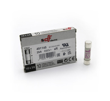 ΦΥΣΙΓΓΙΑ ΚΥΛΙΝΔΡΙΚΑ ΥΠΕΡΤΑΧΕΙΑΣ 10x38mm 25Α aR DF