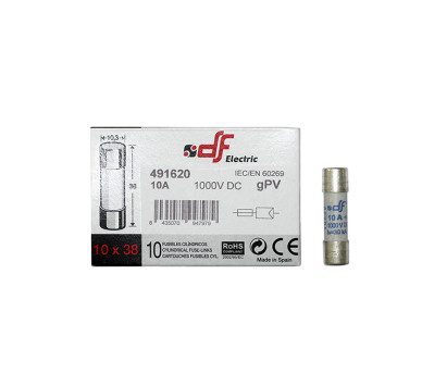 ΦΥΣΙΓΓΙΑ ΚΥΛΙΝΔΡΙΚΑ 10x38mm 10Α 1000VDC gR DF