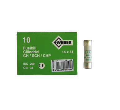 ΦΥΣΙΓΓΙΑ ΚΥΛΙΝΔΡΙΚΑ 14x51mm 2Α aM Weber