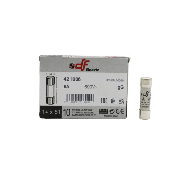 ΦΥΣΙΓΓΙΑ ΚΥΛΙΝΔΡΙΚΑ 14x51mm 6Α Gg DF