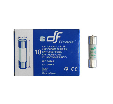 ΦΥΣΙΓΓΙΑ ΚΥΛΙΝΔΡΙΚΑ 14x51mm ΜΕ ΕΠΙΚΡΟΥΣΤΗΡΑ 10Α aM DF