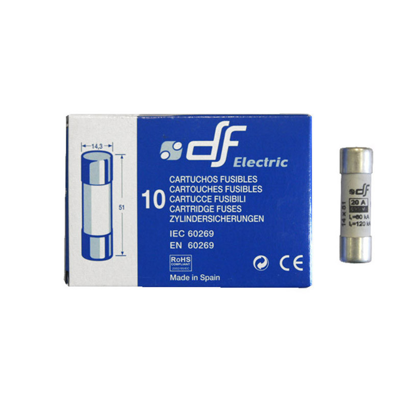 ΦΥΣΙΓΓΙΑ ΚΥΛΙΝΔΡΙΚΑ 14x51mm 20Α Gg DF