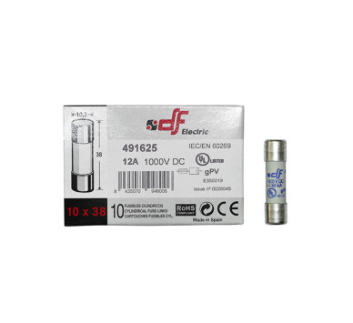 ΦΥΣΙΓΓΙΑ ΚΥΛΙΝΔΡΙΚΑ 10x38mm 12Α 1000VDC gR DF