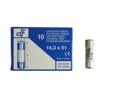 ΦΥΣΙΓΓΙΑ ΚΥΛΙΝΔΡΙΚΑ 14x51mm ΜΕ ΕΠΙΚΡΟΥΣΤΗΡΑ 40Α Gg DF