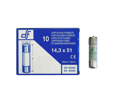 ΦΥΣΙΓΓΙΑ ΚΥΛΙΝΔΡΙΚΑ 14x51mm ΜΕ ΕΠΙΚΡΟΥΣΤΗΡΑ 50Α aM DF