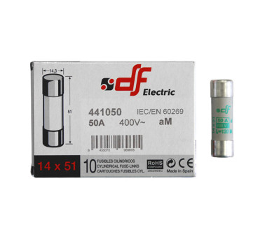 ΦΥΣΙΓΓΙΑ ΚΥΛΙΝΔΡΙΚΑ 14x51mm 50Α aM DF