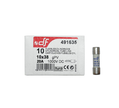 ΦΥΣΙΓΓΙΑ ΚΥΛΙΝΔΡΙΚΑ 10x38mm 20Α 1000VDC gR DF