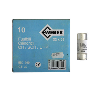 ΦΥΣΙΓΓΙΑ ΚΥΛΙΝΔΡΙΚΑ 22x58mm 16Α Gg Weber