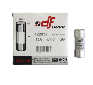 ΦΥΣΙΓΓΙΑ ΚΥΛΙΝΔΡΙΚΑ 22x58mm 32Α Gg DF