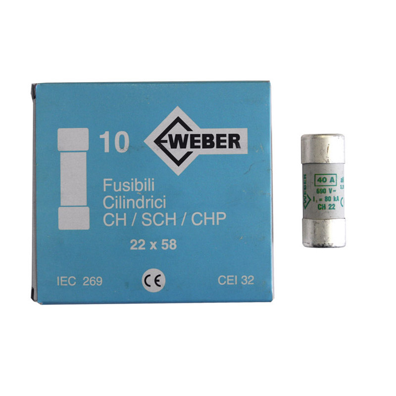ΦΥΣΙΓΓΙΑ ΚΥΛΙΝΔΡΙΚΑ 22x58mm 40Α aM Weber