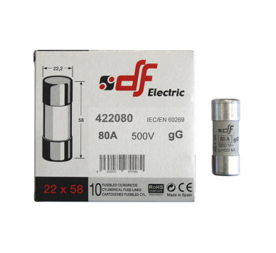 ΦΥΣΙΓΓΙΑ ΚΥΛΙΝΔΡΙΚΑ 22x58mm 80Α Gg DF