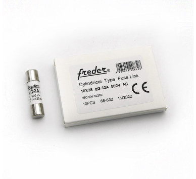 ΦΥΣΙΓΓΙΑ ΚΥΛΙΝΔΡΙΚΑ 10x38mm 32Α gG FREDER