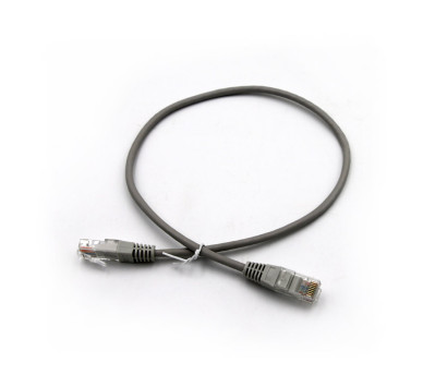 ΚΑΛΩΔΙΟ UTP Cat5e CCA 4x2x7*0.16mm 0.5m ECO ΓΚΡΙ