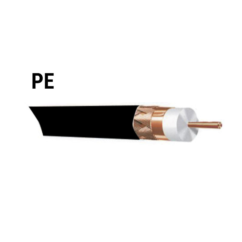 ΚΑΛΩΔΙΟ TV ΔΟΡΥΦΟΡΙΚΟ Πλεγμα&Φύλλο ΧΑΛΚΟΥ 75Ω PE ΜΑΥΡΟ 500μ