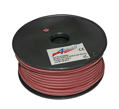ΚΑΛΩΔΙΟ ΚΟΡΔΟΝΙ ΔΙΑΚΟΣΜΗΤΙΚΟ 2x0.50mm² 30M ΡΟΖ ΑΝΤΙΚΕ